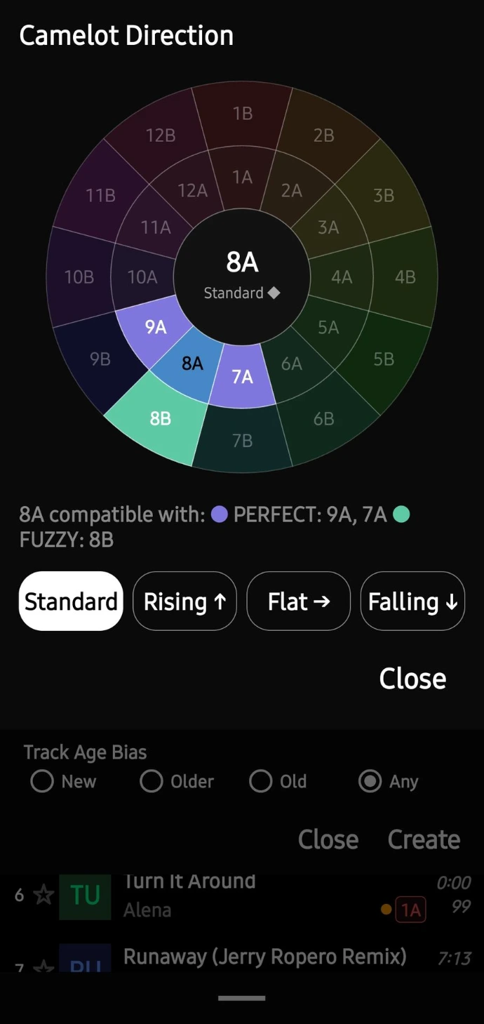 Crescendo DJ Camelot Wheel